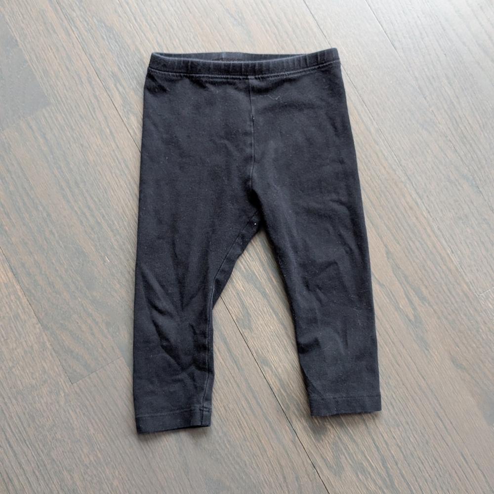 Old Navy Baby Girls Leggings, Black 18-24 Months